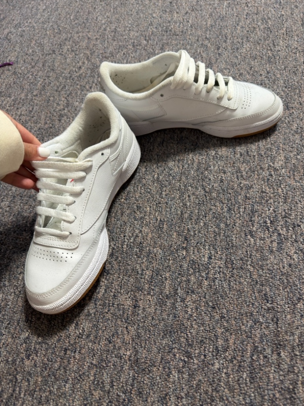Reebok White Women's Athletic Sneakers